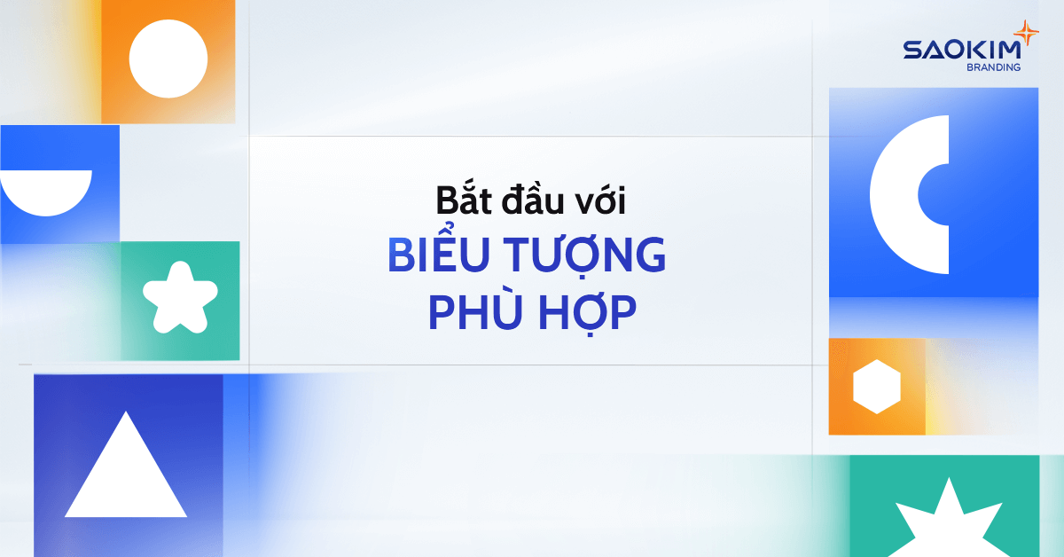 Bắt đầu với một biểu tượng phù hợp định hướng công ty