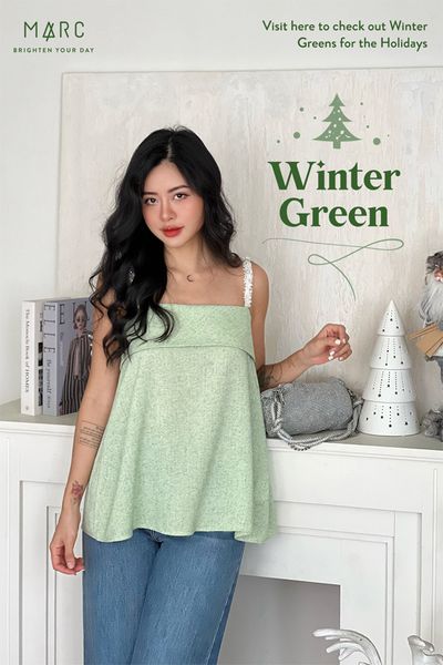 Áo hai dây mix quần jean