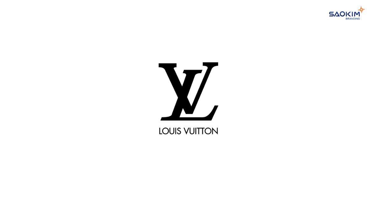 Mẫu logo thương hiệu thời trang Louis Vuitton