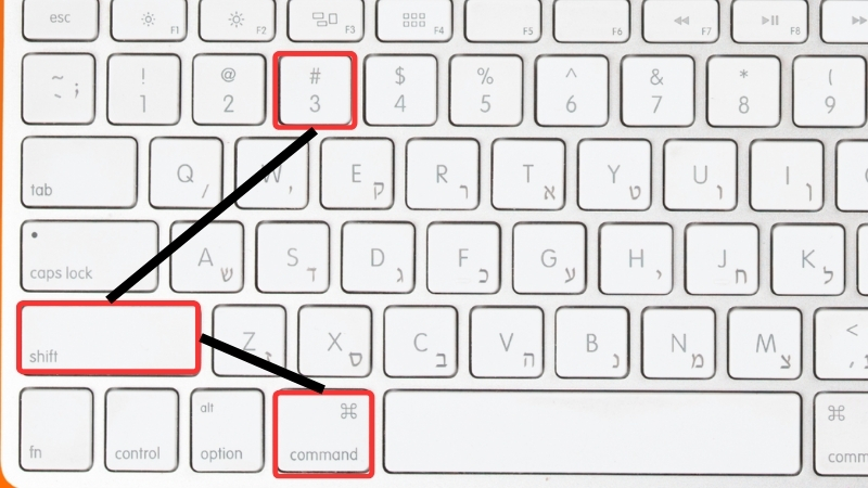 Phím tắt chụp toàn màn hình Mac