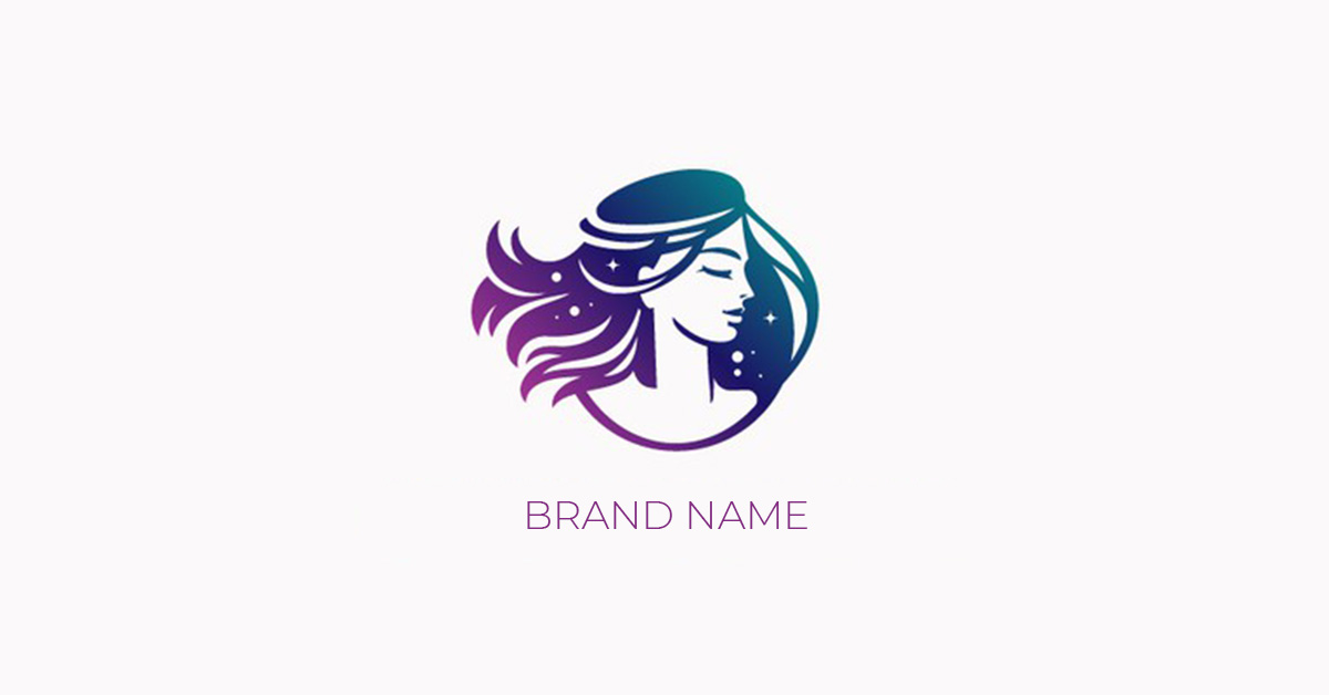 Mẫu thiết kế logo cô gái thời trang xinh đẹp - 12