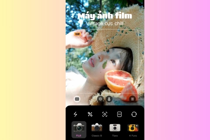 Tính năng "Máy ảnh film" thú vị