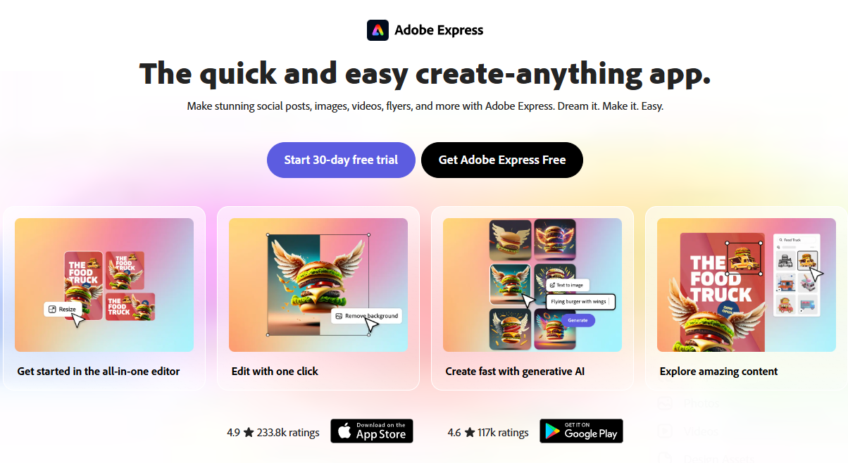 Công cụ tạo lookbook trực tuyến Adobe Express