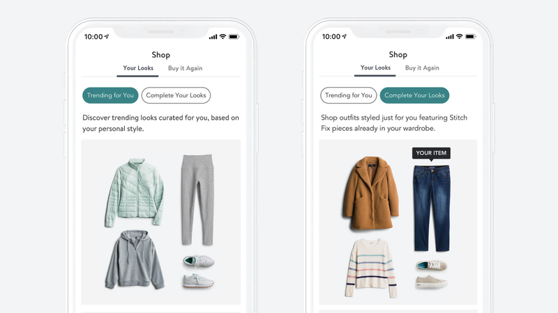 Giao diện Stitch Fix