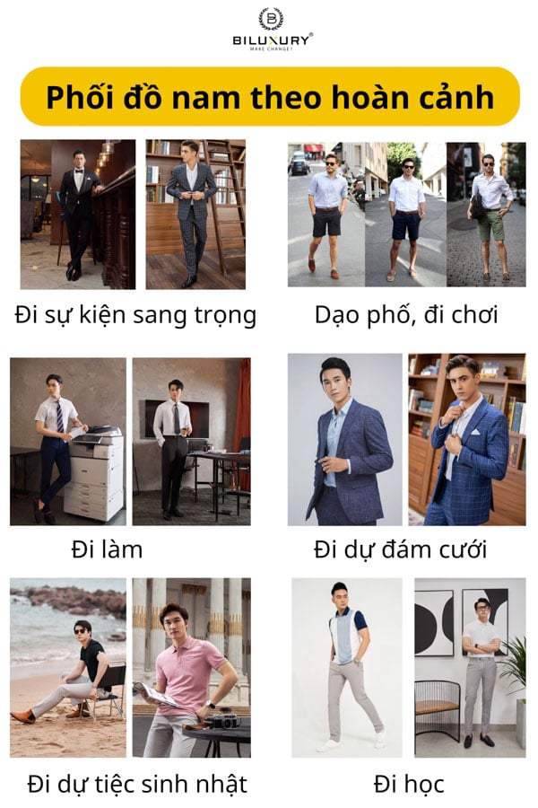Phối đồ theo hoàn cảnh