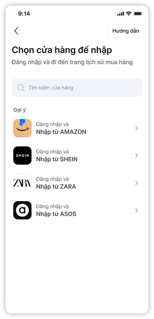 Tủ đồ số của bạn trên Acloset