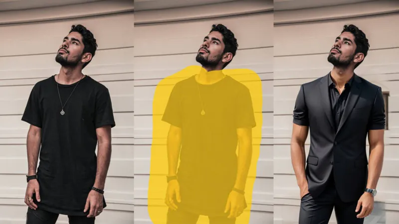 Công cụ Change Clothes AI hỗ trợ thay đổi y phục từ ảnh phẳng sản phẩm