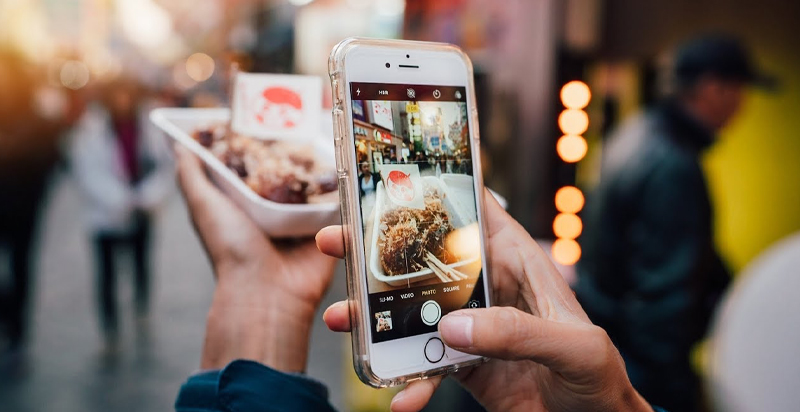 Cài đặt camera điện thoại chụp ảnh outfit