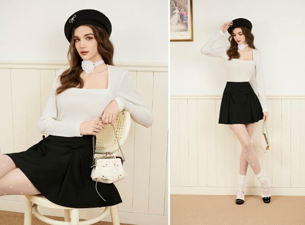 Cấu trúc phom dáng bất đối xứng mang lại diện mạo phóng khoáng cho trang phục