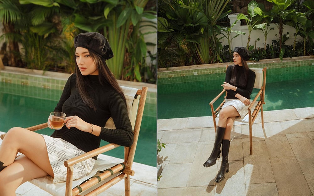 Concept chụp ảnh thời trang với ghế