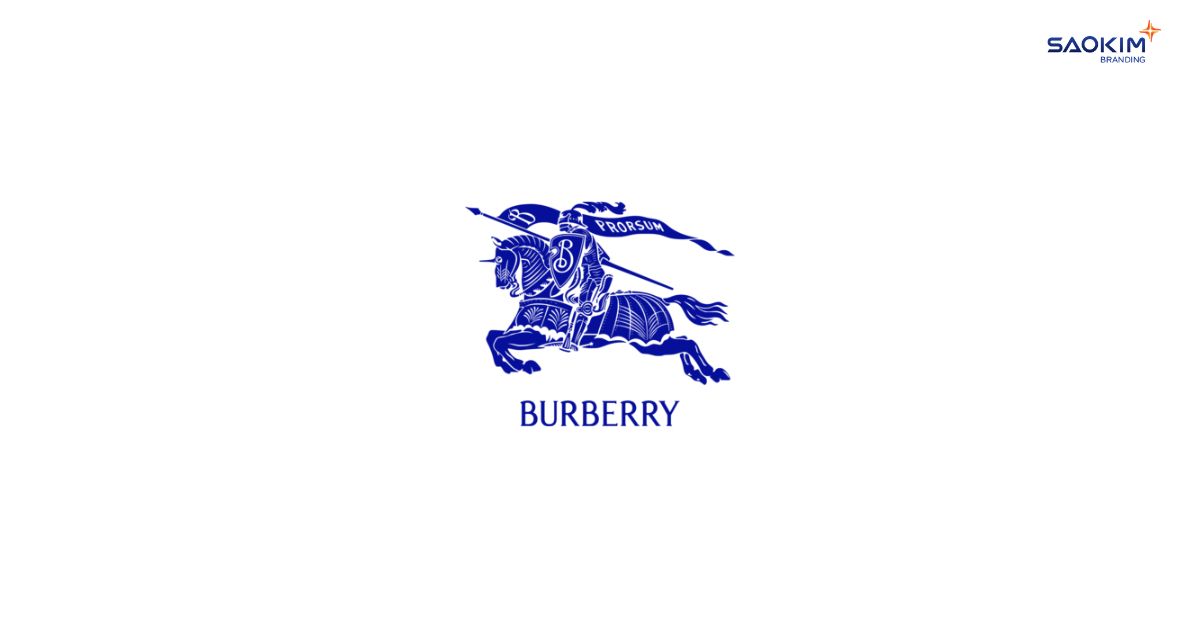 Mẫu logo thương hiệu thời trang Burberry