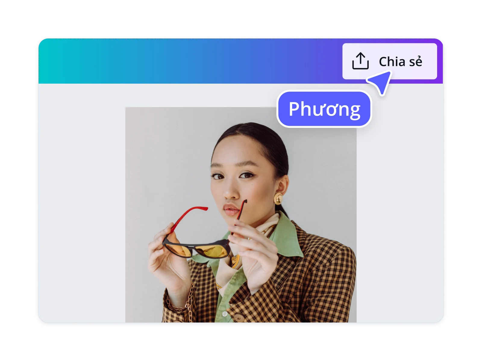 Tải xuống và chia sẻ ảnh đã chỉnh sửa với chất lượng cao