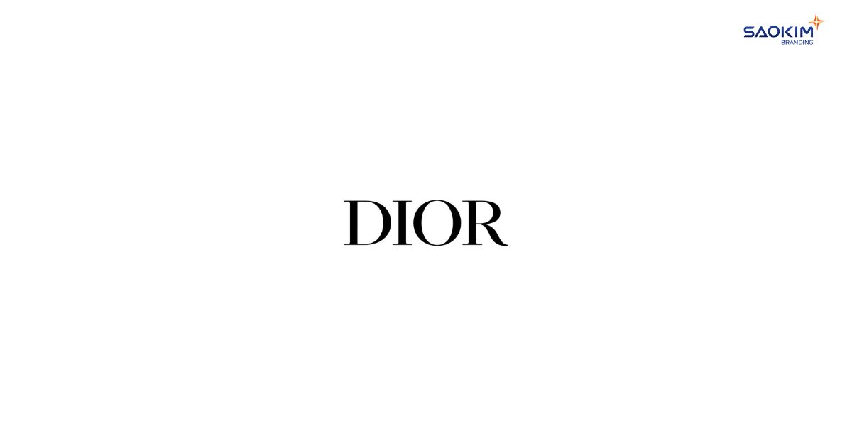 Mẫu logo thương hiệu thời trang Dior