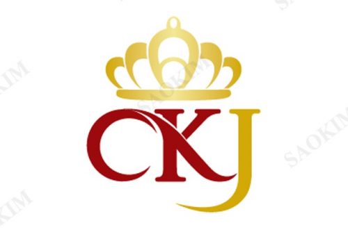 Logo thương hiệu vàng bạc đá quý CKJ