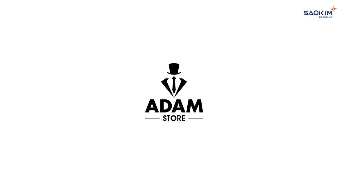 Mẫu logo thương hiệu thời trang Adam Store
