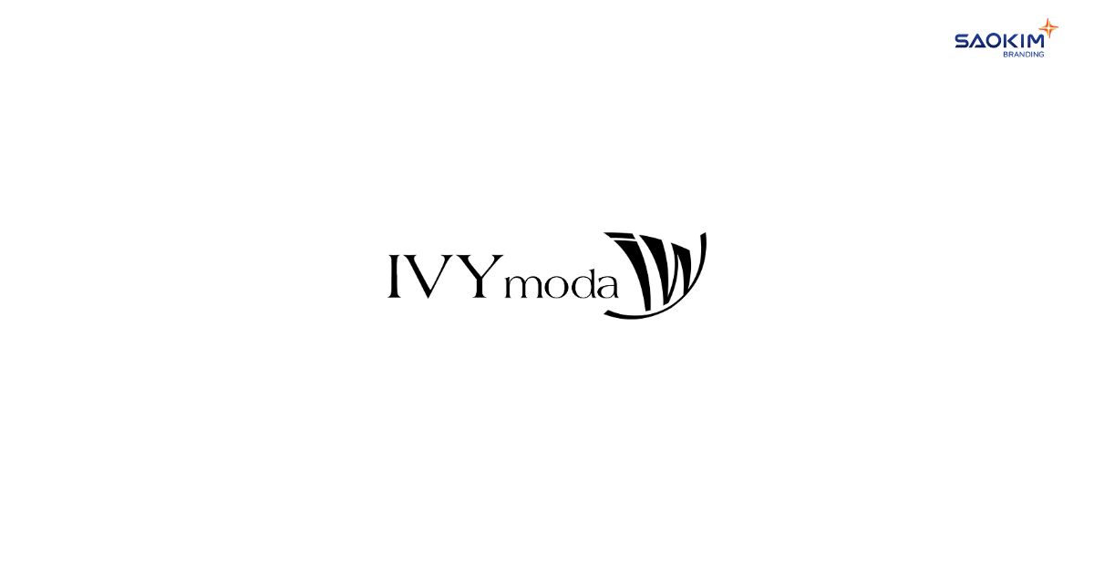 Mẫu logo thương hiệu thời trang IVY moda