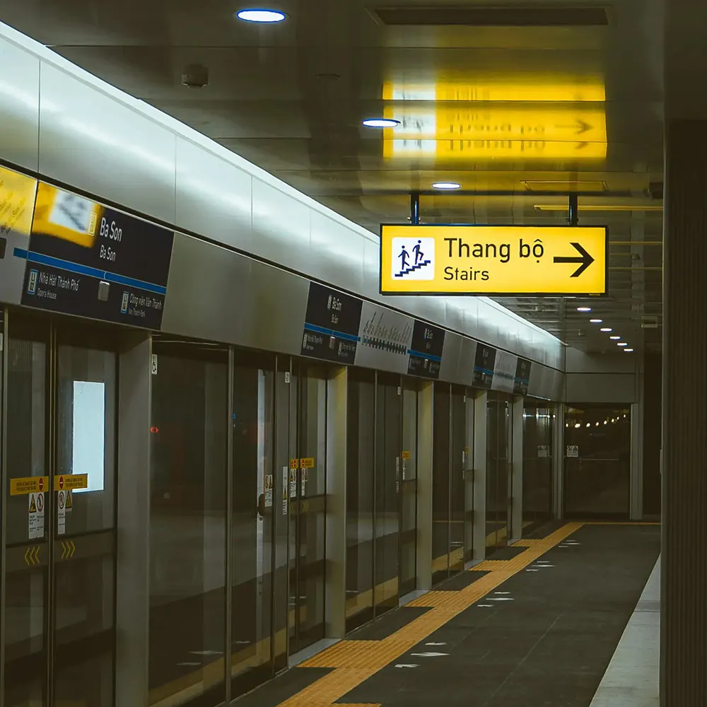 Ga metro TP.HCM thiết kế hiện đại không gian rộng thoáng