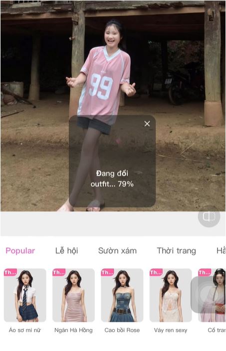 Tạo ảnh thời trang độc đáo với BeautyCam