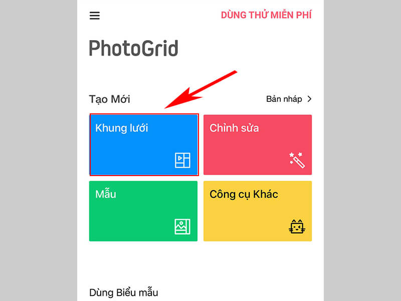 Sử dụng PhotoGrid đơn giản chỉ với vài bước