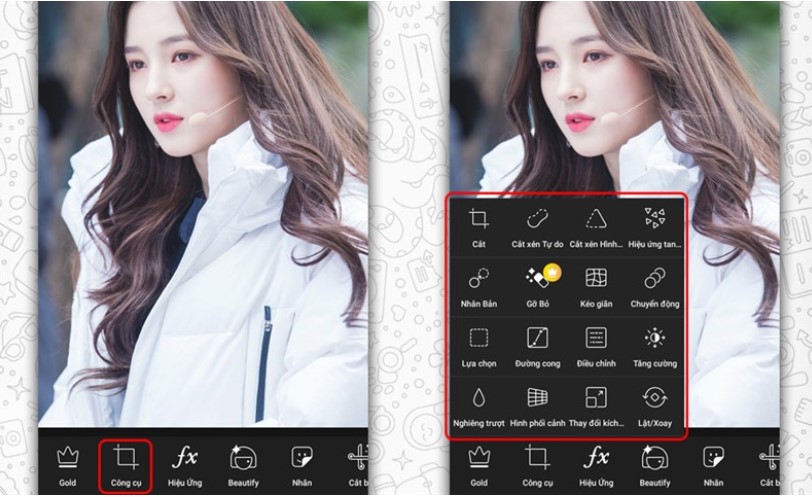 Loạt tính năng chỉnh ảnh đỉnh cao trên PicsArt