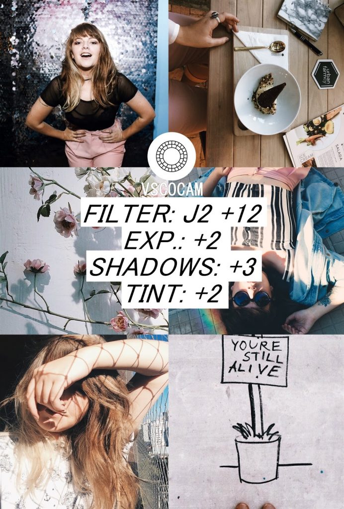 Tone màu J2 ấm áp của VSCO