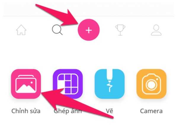 chỉnh sửa ảnh picsart
