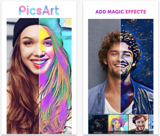 ứng dụng ghép ảnh picsart