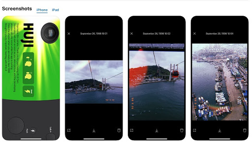 huji cam - ứng dụng chỉnh màu hongkong