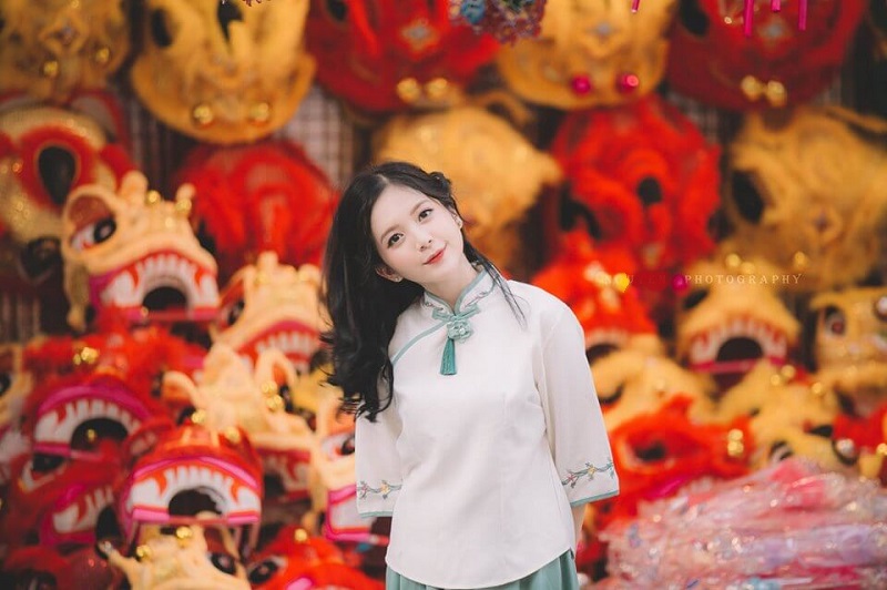 Khu hàng tết Hải Thượng lung linh sắc màu