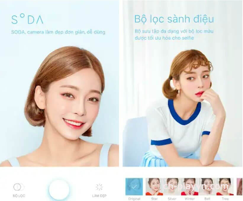 Ứng dụng chụp ảnh SODA được rất nhiều bạn trẻ yêu thích