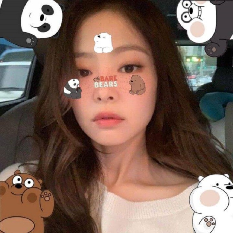 Jennie Blackpink và Filter 3 con gấu
