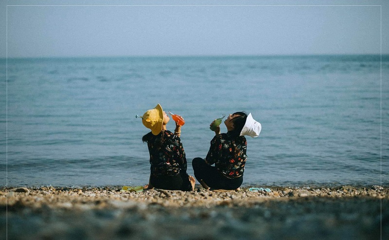Bức ảnh đáng yêu tại bãi biển