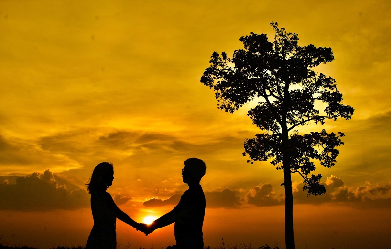 Chụp ảnh với mặt trời