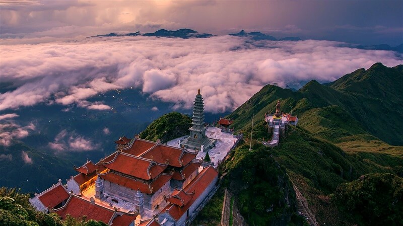 Fansipan Legend khung cảnh thiên nhiên hùng vĩ