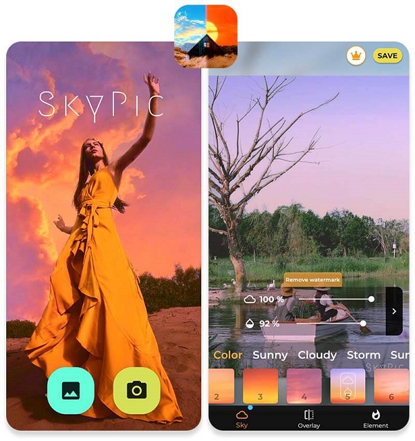 Chỉnh màu hoàng hôn cùng SkyPic