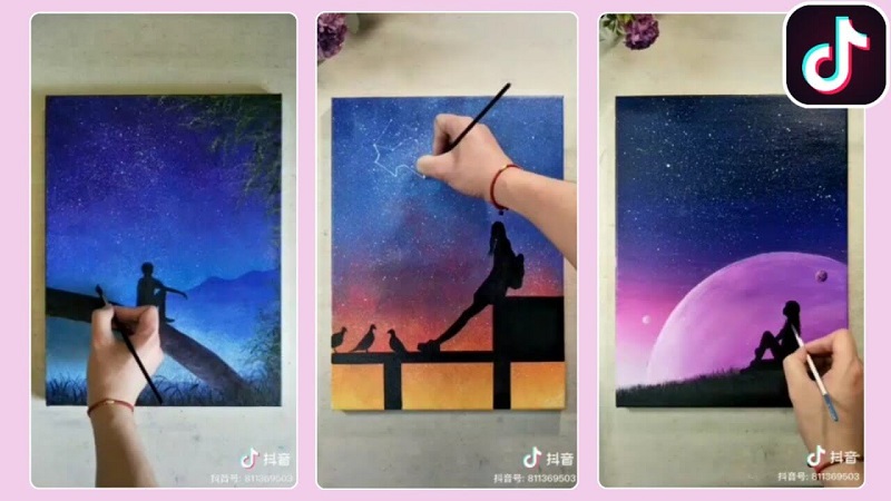 Gen Z vẽ trang trên Tiktok