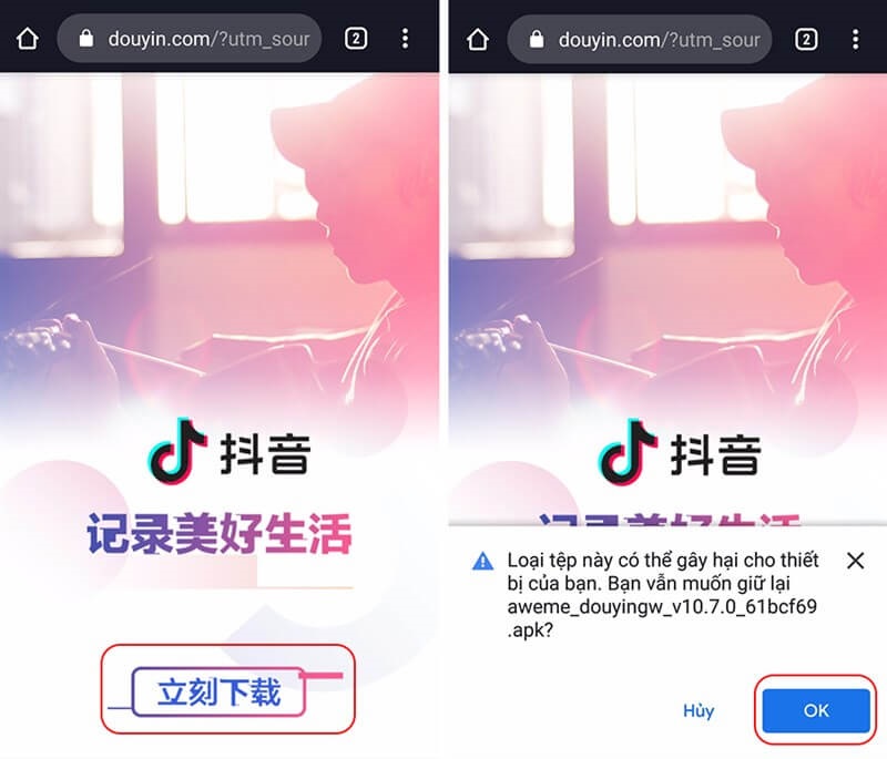 Tải ứng dụng Douyin