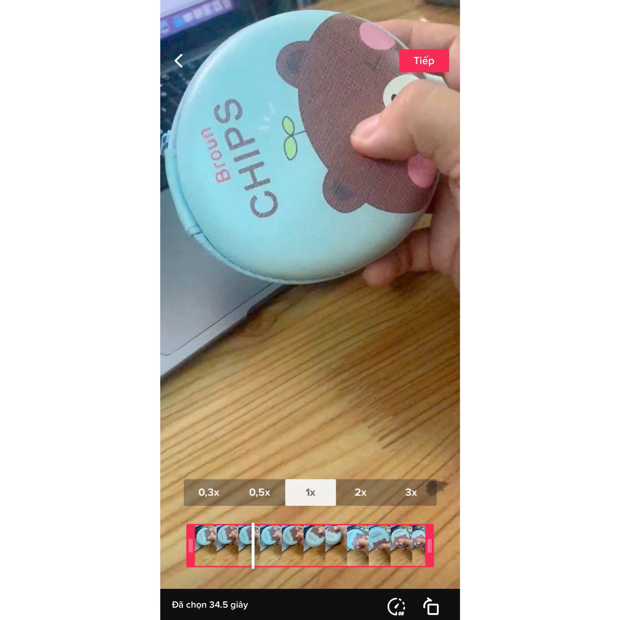 Chọn tốc độ nếu video slow motion chưa đáp ứng độ chậm theo mong muốn