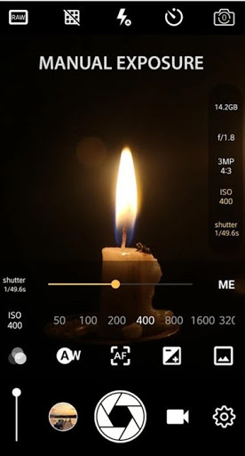 Ứng dụng máy ảnh DSLR thủ công cho Android