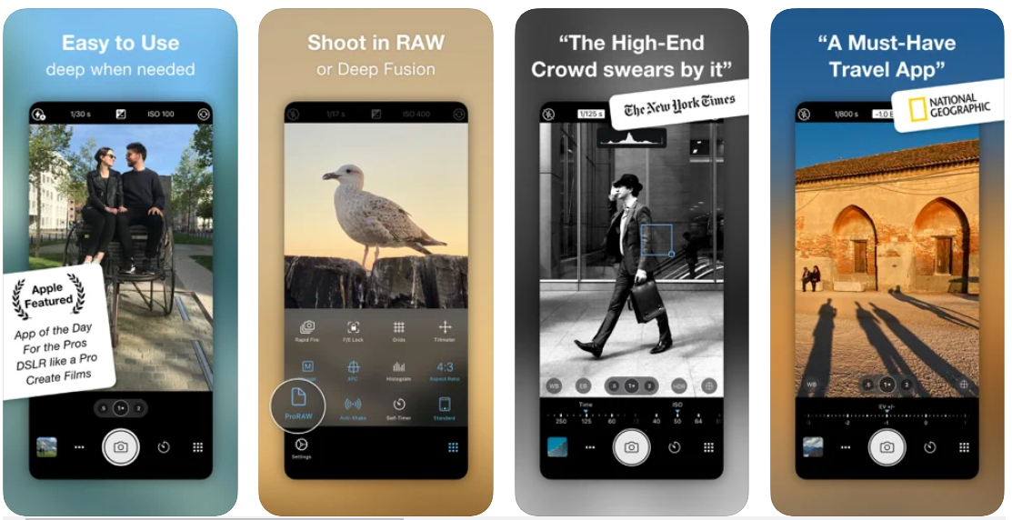 Ứng dụng camera nâng cao ProCamera