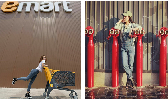 Những background xịn tại Emart có thể chụp ảnh street style