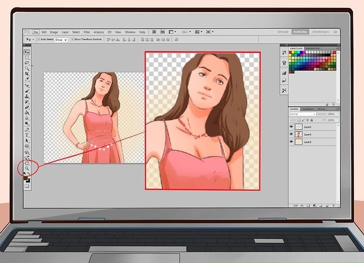 Edit phóng to giúp chỉnh ảnh dễ dàng hơn