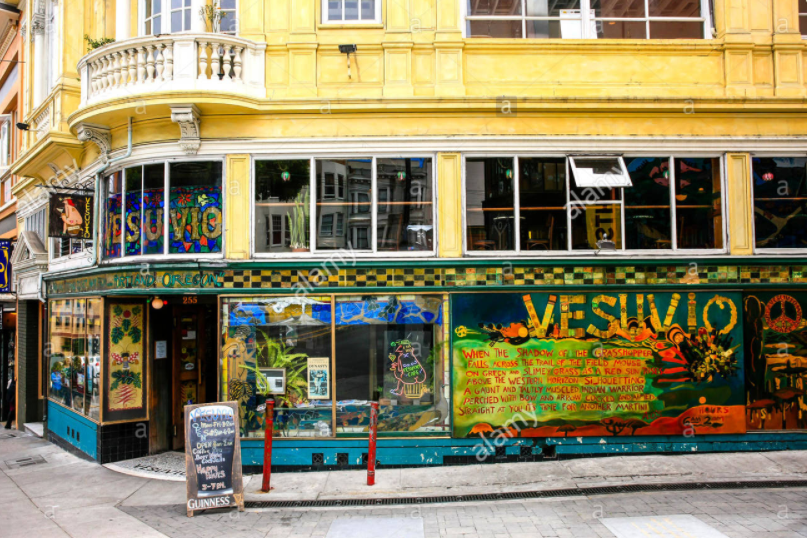Người hâm mộ thế hệ Beat thì chắc chắn không nên bỏ qua Vesuvio Café tại San Francisco