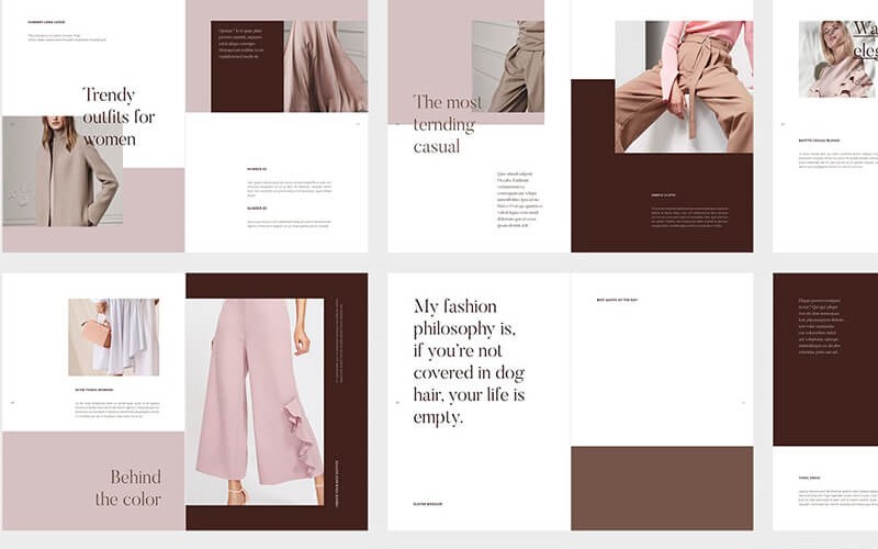 Lookbook tôn lên nét đặc thù cho thương hiệu của bạn