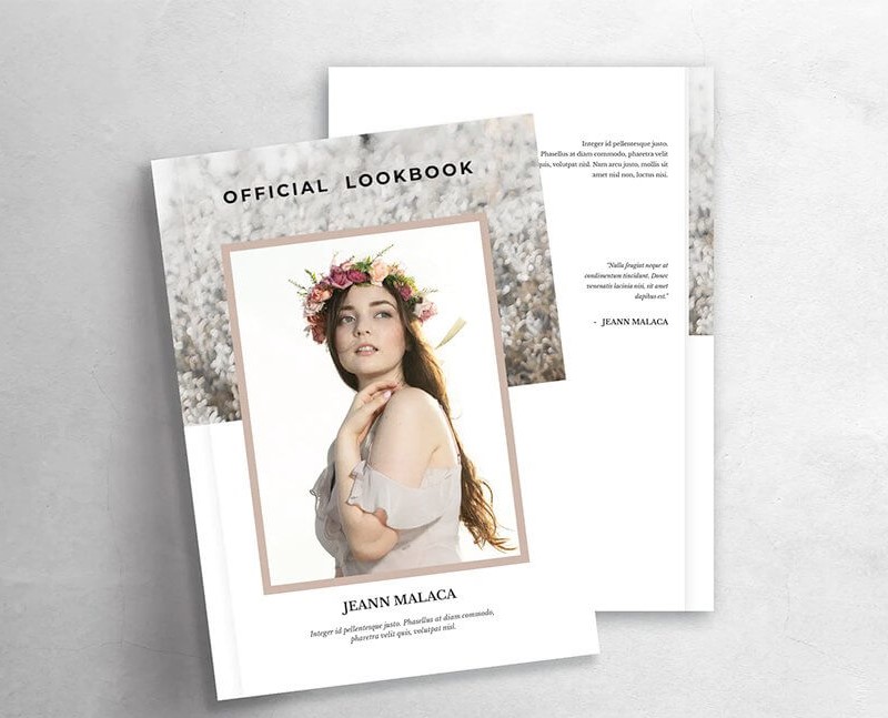 Lookbook cơ bản là điều mà mọi người nghĩ đến đầu tiên.