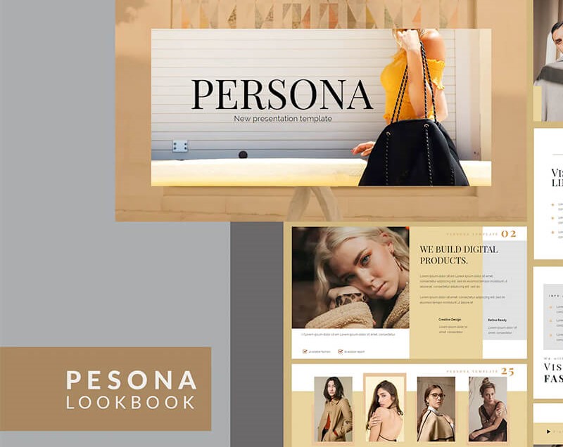 Concept Persona thích hợp cho các lookbook đơn giản
