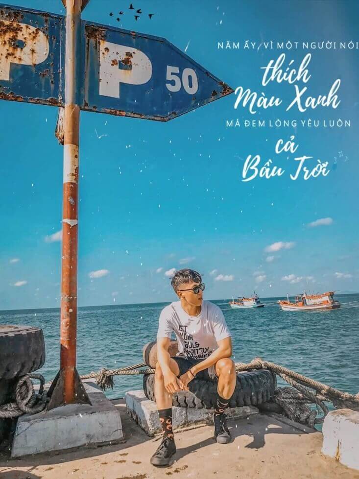 Lightroom tone lạnh xanh biển ấn tượng