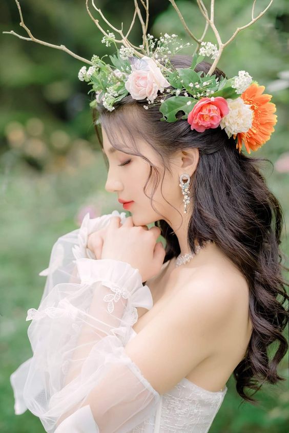 Chụp ảnh kiểu công chúa trong rừng