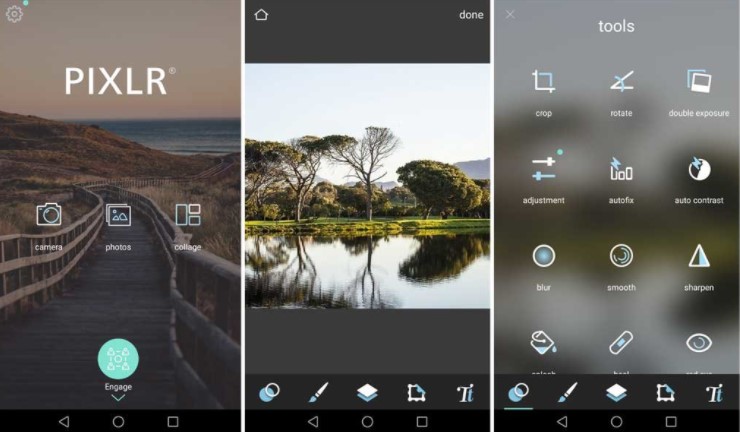 PIXLR một trong những app làm rõ ảnh bị vỡ