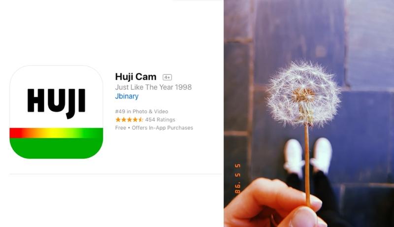 Huji Cam một trong những app chụp ảnh ngầu